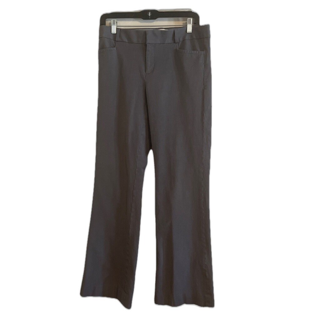 Banana Republic Trousers Womens 8 Gray Sloan Fit Pant Mid Rise Work Straight Leg